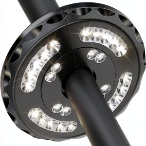 Suqorhm Patio Umbrella Light Rechargeable Bright Outdoor-0