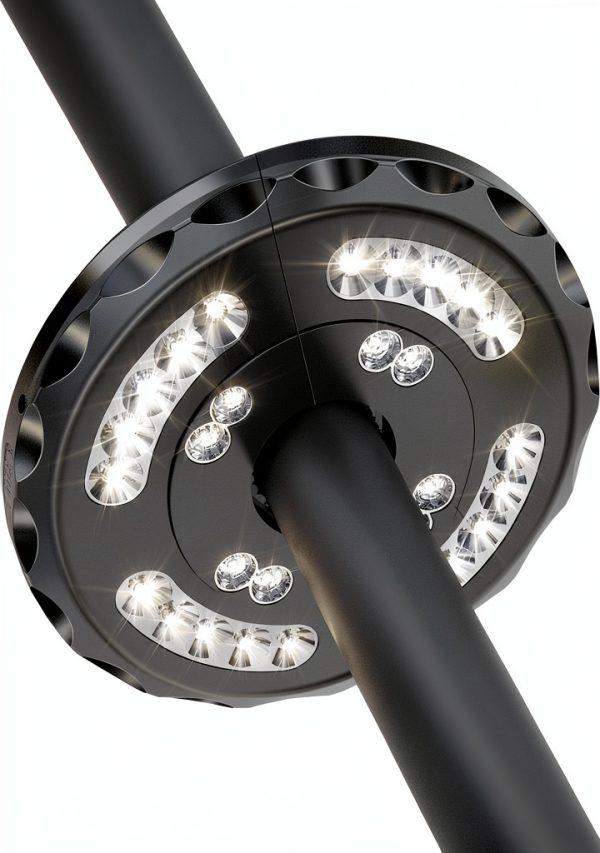 Suqorhm Patio Umbrella Light Rechargeable Bright Outdoor-0
