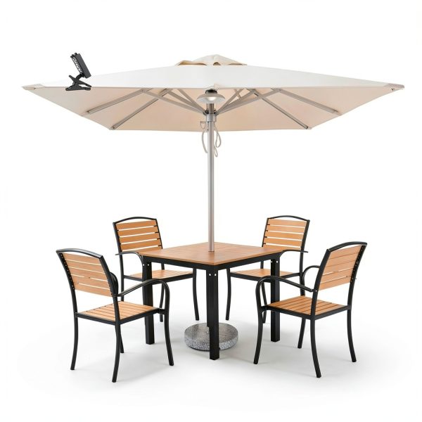 AnuirheiH Solar Umbrella Lights Waterproof Outdoor Patio-7