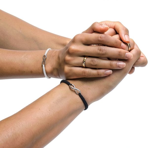 Couple Bracelets Infinity Love Stainless Steel Charm Unisex-2