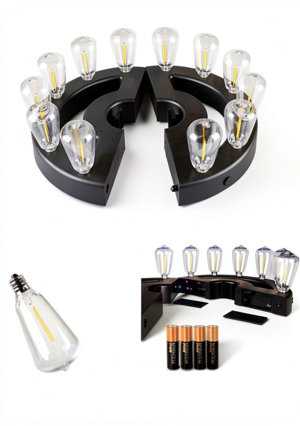 ALL FORTUME LED Umbrella Lights Dimmable Timer Battery-4