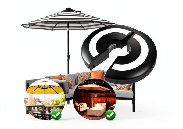 SKNOOY Patio Umbrella Light Rechargeable LED Outdoor-5