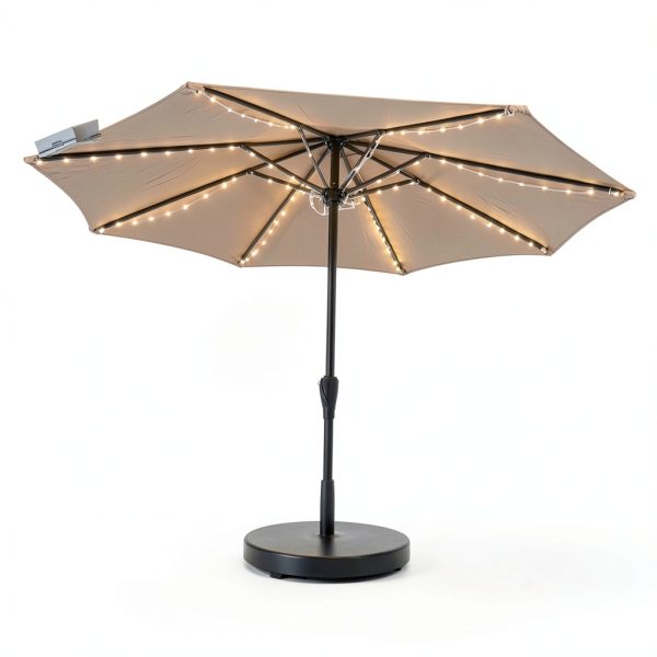 PULIVIA Solar Umbrella Lights 8 Modes Remote Control Outdoor-4