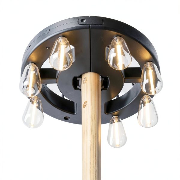 ALL FORTUNE Rechargeable Patio Umbrella Light with Timer-5