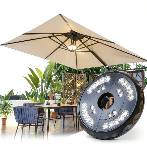 Suqorhm Patio Umbrella Light Rechargeable Bright Outdoor-8