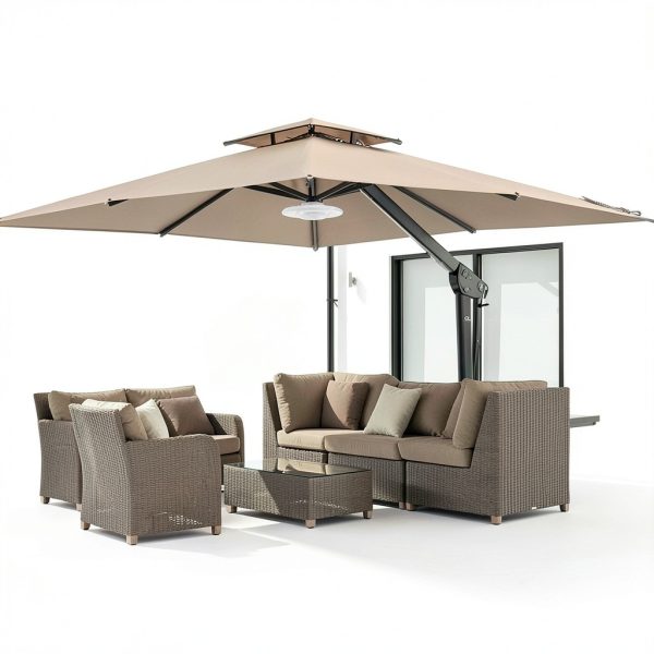 Happetite Patio Umbrella Light LED Modern ABS Remote Control-5