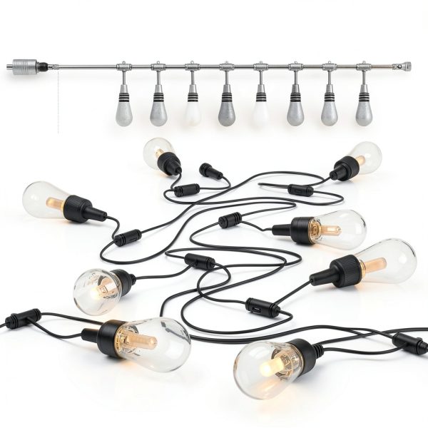 Polarfar Outdoor String Lights IP65 Waterproof Garden Decor-4