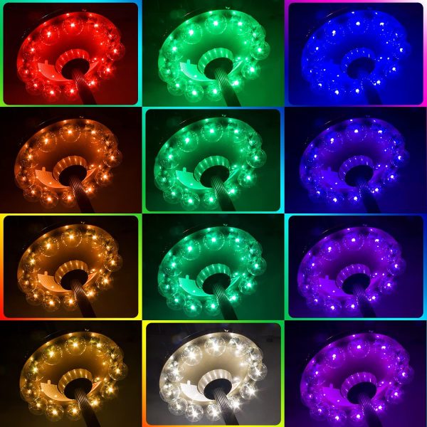 LUXSWAY Umbrella Light Remote Control 12 Colors Timer-6