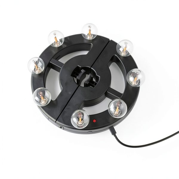 Qisheng Rechargeable LED Umbrella Lights 8 Bulb Outdoor-2