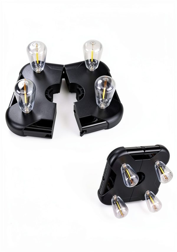 AVAMERY Outdoor Patio Light Adjustable Brightness Timer-4