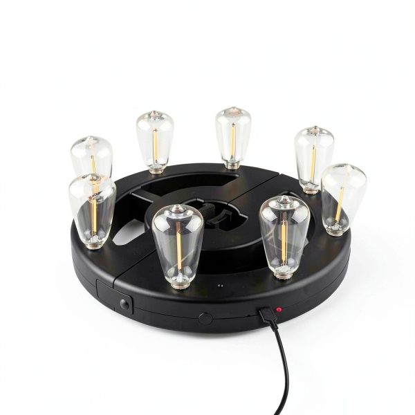 ALL FORTUNE Rechargeable Patio Umbrella Light with Timer-2