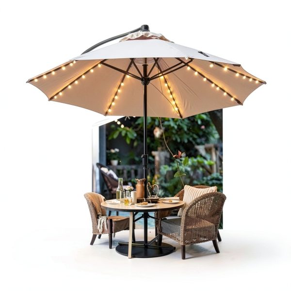 HOLITS Patio Umbrella Lights Waterproof Remote Control-2