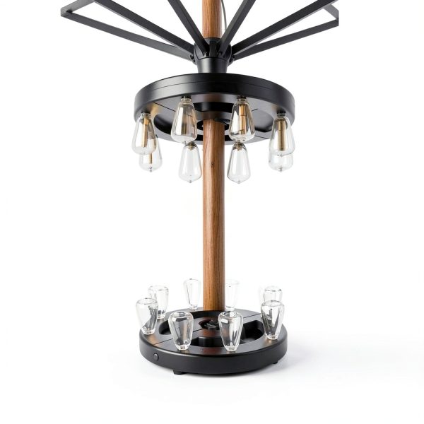 ALL FORTUNE Rechargeable Patio Umbrella Light with Timer-1