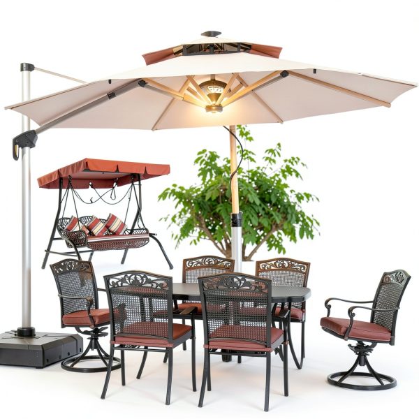 Suqorhm Patio Umbrella Light Rechargeable Bright Outdoor-1