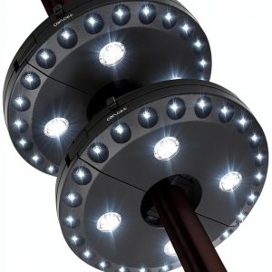 HELESIN LED Umbrella Light 28 Bulbs Outdoor Patio Lighting-0