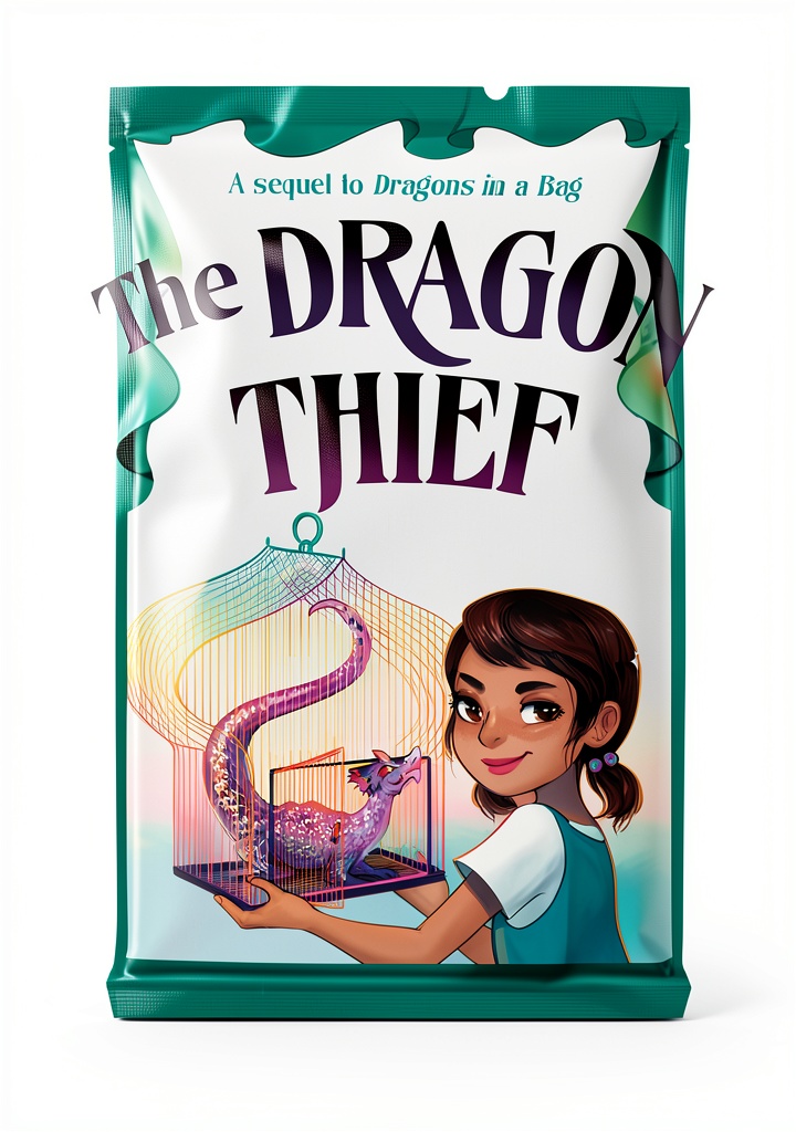 Dragons in a Bag Book 2 cover showing fantasy elements and diverse characters