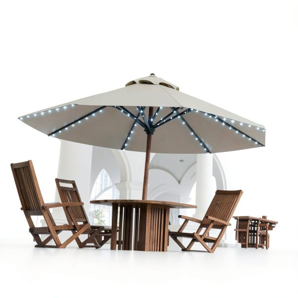Frienda Umbrella String Lights Waterproof Remote Control-5
