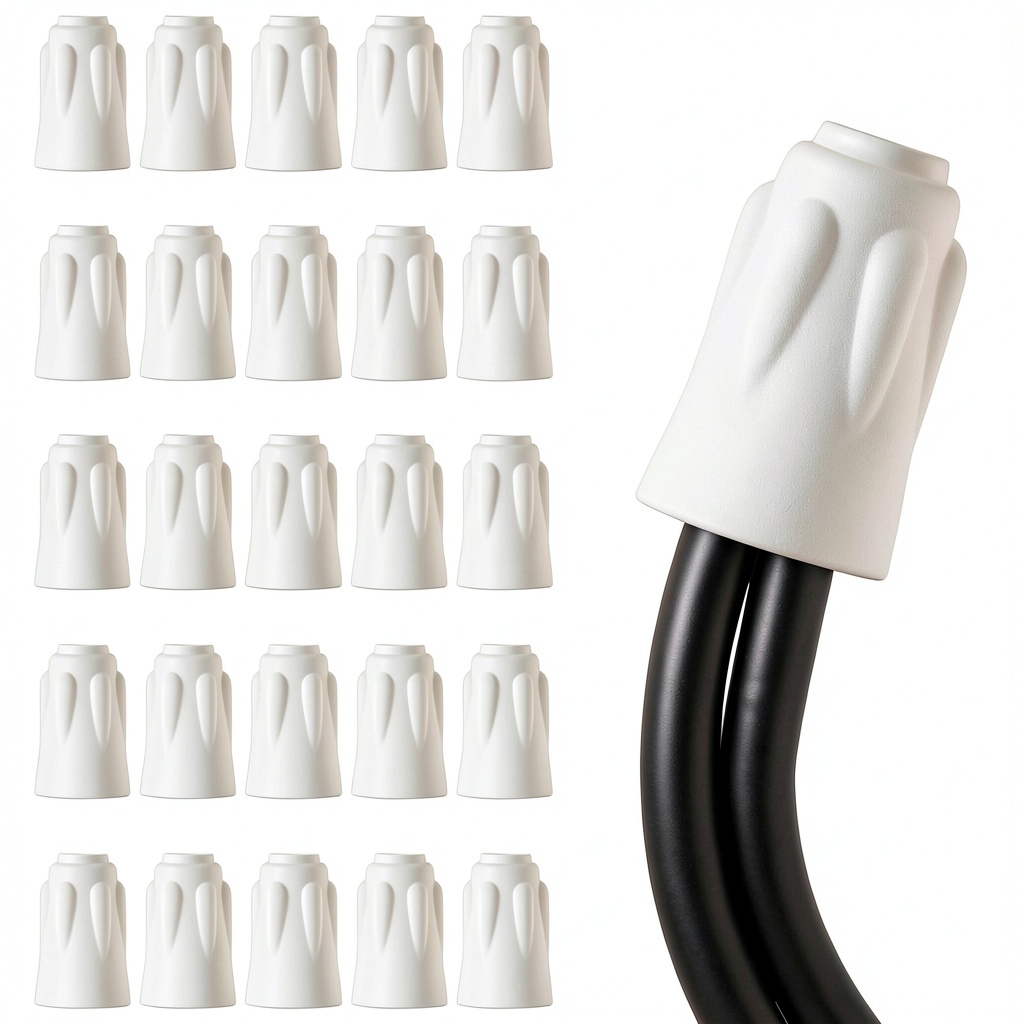 Ceramic wire connectors installed in a high‑temperature oven
