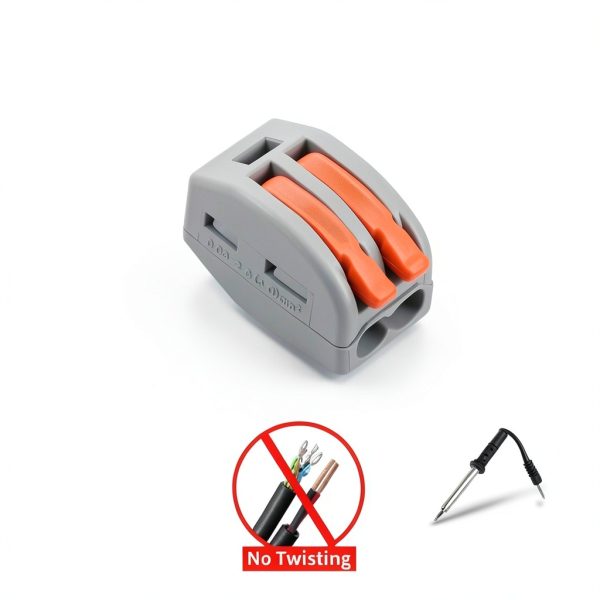 Wire Connectors JINHconnect CMK412 Orange 2-Conductor 50pcs-5