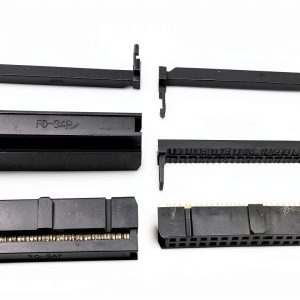 34 Pin IDC Socket 28-34P Black Plastic Pin Terminal PC Accessories-0
