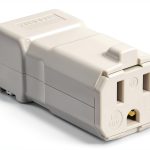 Hubbell Hospital Grade White Cord-Mounted Electrical Terminal HBL8119V-0