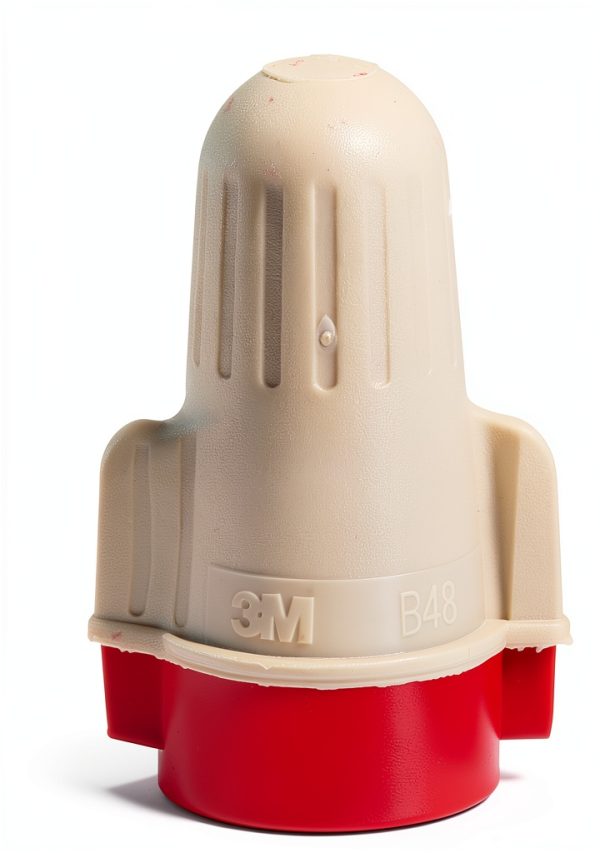 3M Performance Plus Wire Connector Tan/Red 100 ct Butt Terminal-1
