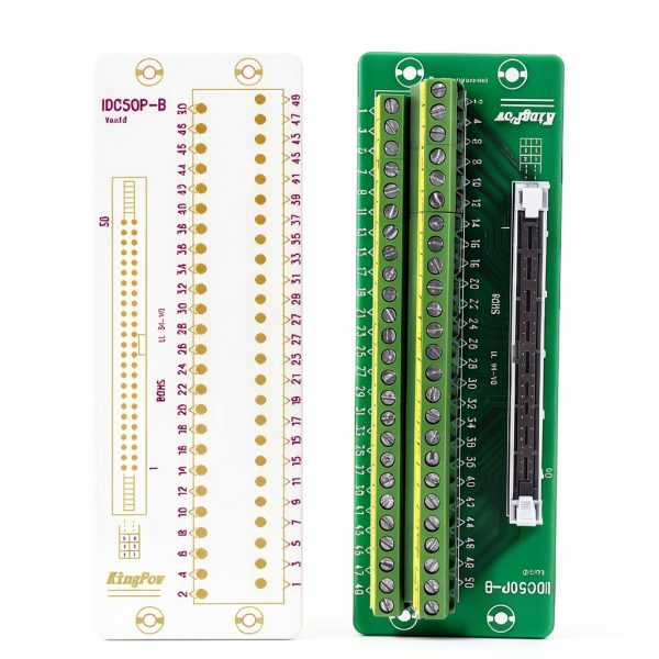 Molence IDC 50 Pin Breakout Board DIN Rail Mount 0.1" Pitch-3