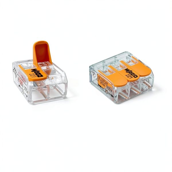 WAGO 221-412/221-413 Compact Industrial Electrical Terminal Block 12.3-1
