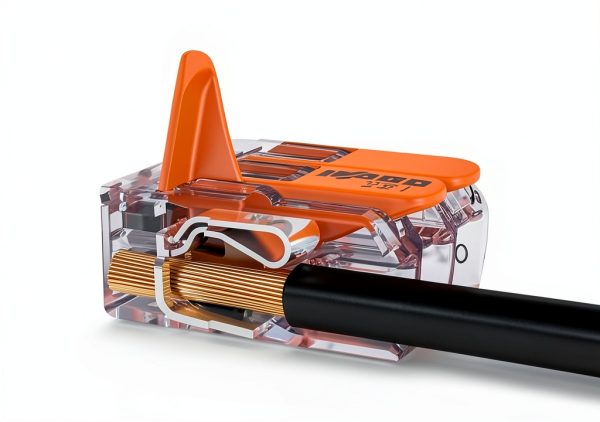 Wago 221-415 Orange Lever Electrical Terminal Block – Compact Design-2