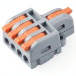 Lever Wire Connectors XALXMAW 10Pcs Quick Terminal Block 24-12 AWG-0