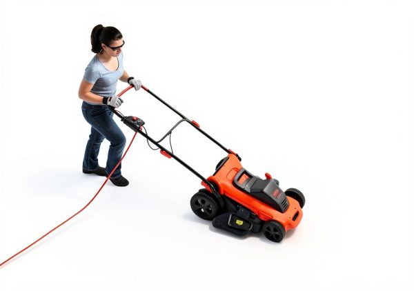 BLACK+DECKER Lawn Mower 20 Inch Corded Electric MM2000 13 Amp Motor-5