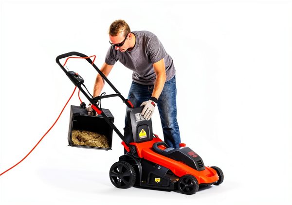 BLACK+DECKER Lawn Mower 20 Inch Corded Electric MM2000 13 Amp Motor-4
