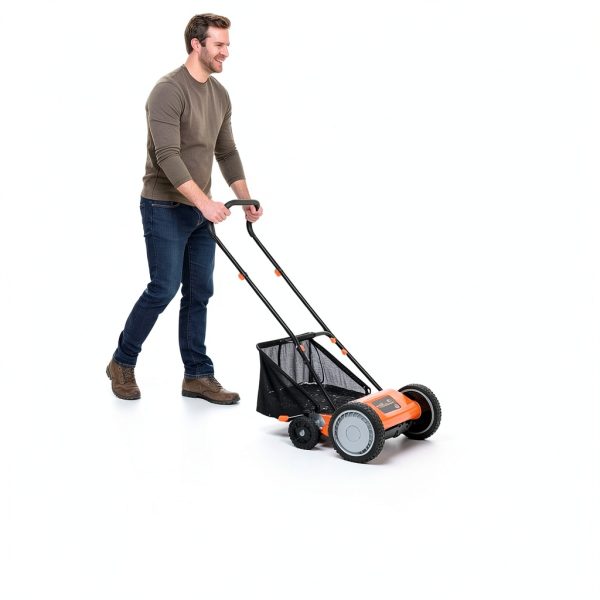 LawnMaster 18-Inch Push Reel Lawn Mower with 5 Steel Blades Manual-1